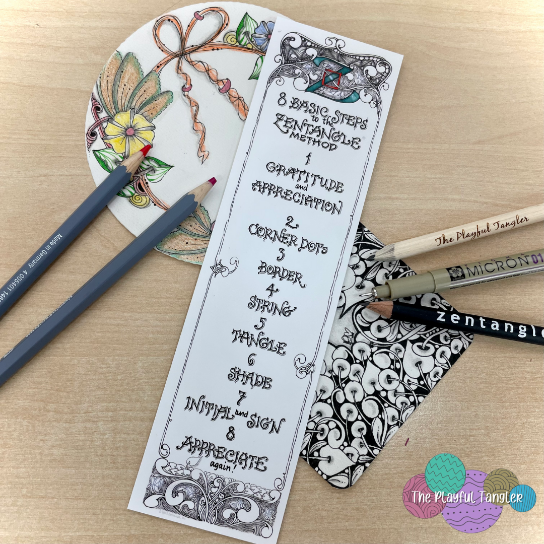 Zentangle 8-Step Bookmark