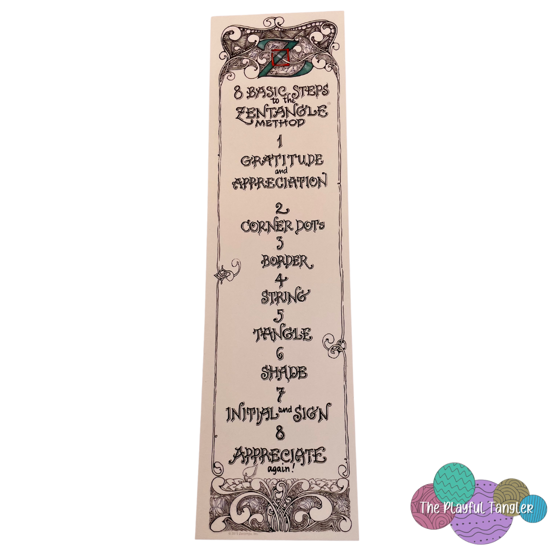 Zentangle 8-Step Bookmark