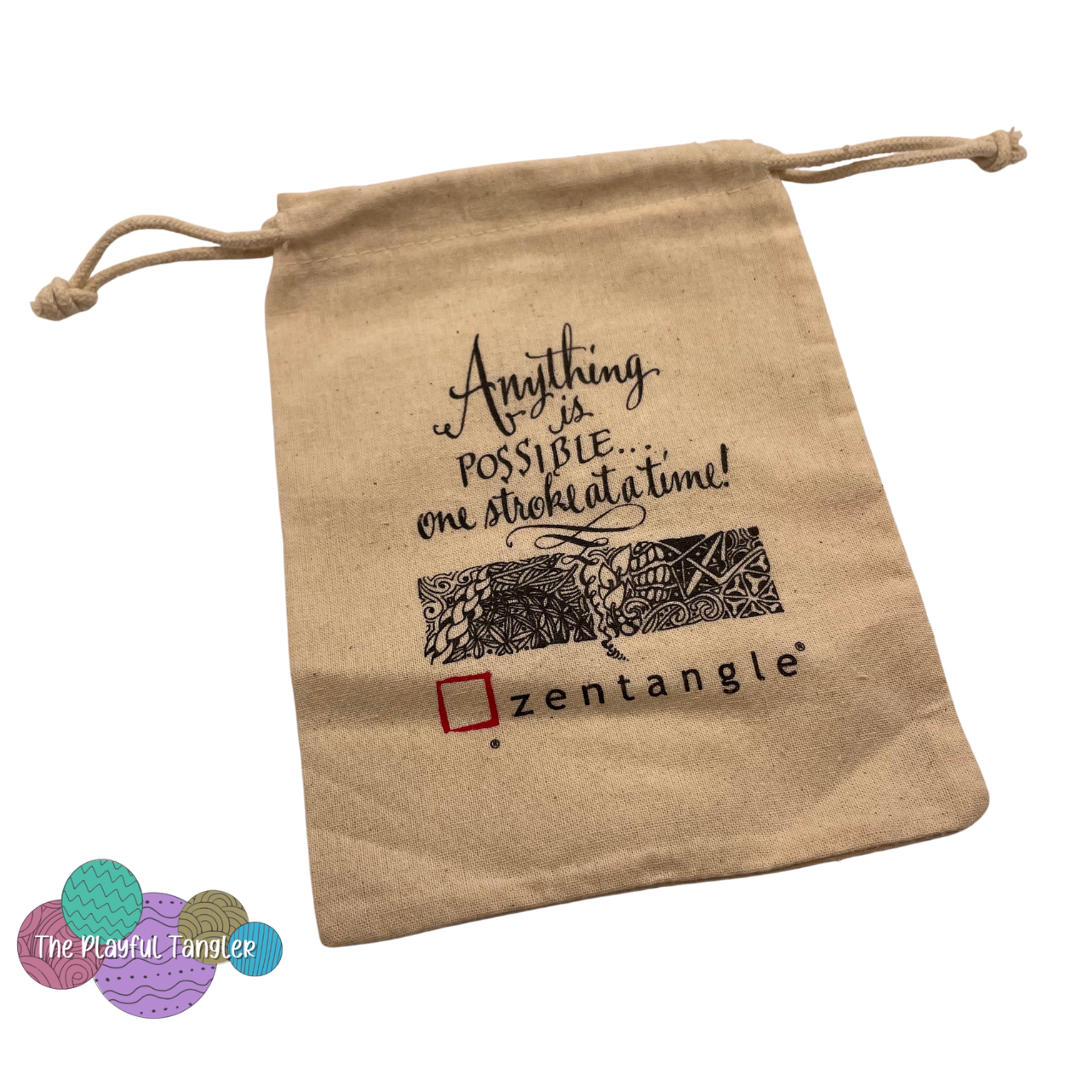 Zentangle Drawstring Bag